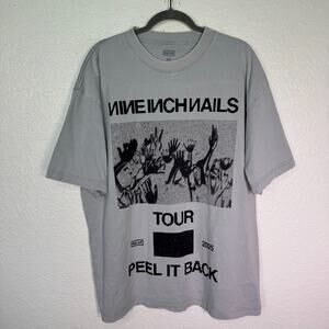 Nine Inch Nails Peel It Back Tour Shirt Men Large 2025 Concert Merch Tee Offical